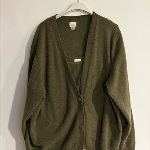 a new day Olive Cardigan Sweater